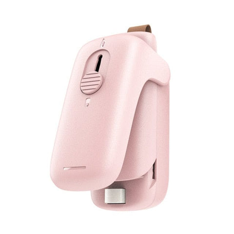 SearchFindOrder Pink Mini Portable Cutter Bag Sealer