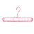 SearchFindOrder Pink Nine-Hole Multi-Function Magic Hanger