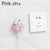 SearchFindOrder Pink Power Cord Holding Wall Hook (2 Pieces)