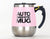 SearchFindOrder Pink Stainless Steel Magnetized Self Stirring Mug
