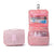 SearchFindOrder Pink stripes / China Waterproof Travel Cosmetic Toiletries Bag with Hook