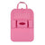 SearchFindOrder Pink Universal Car Back Seat Storage Organizer with Elastic Felt Storage Bag 6 Pockets Organizer