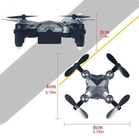 SearchFindOrder Pocket Size Mini Luggage Portable Remote Control Drone with Real-time HD Camera