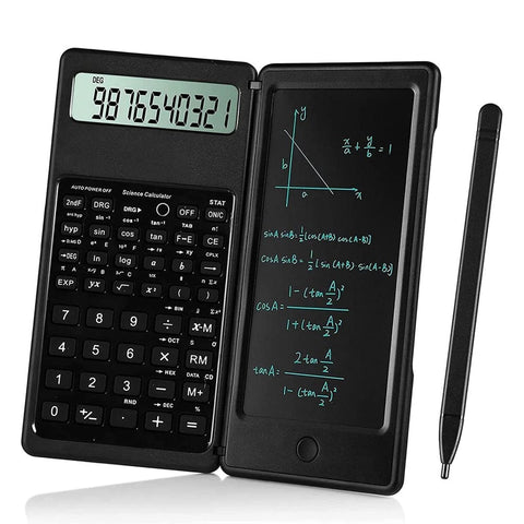 SearchFindOrder Portable Folding Calculator with LCD Screen and Stylus Pen