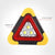 SearchFindOrder Portable LED 3-in-1 Car Emergency Safety Triangle Warning Light (USB Rechargeable + Solar)