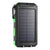 SearchFindOrder Portable Outdoor Solar Powered Waterproof Charger with LED 20000mAh Power Bank Capacity