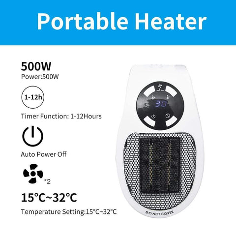 SearchFindOrder Portable Space Heater (500W)