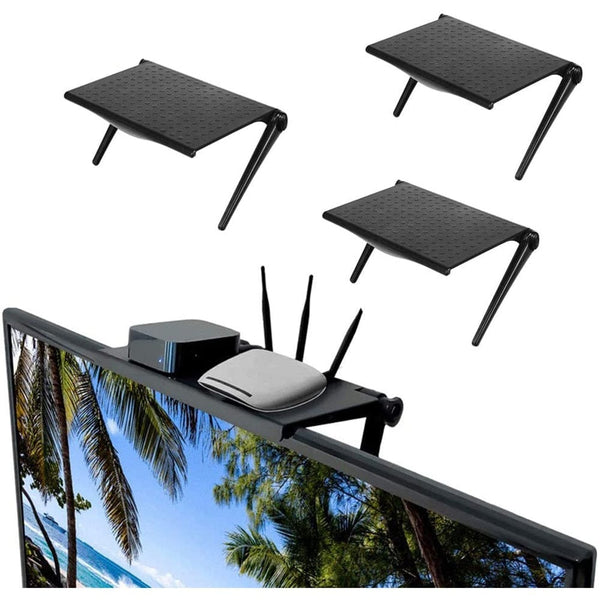 SearchFindOrder Practical TV Monitor Organizer Top Storage Shelf