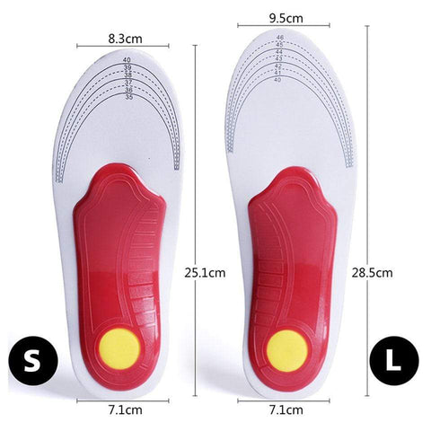SearchFindOrder Premium Orthotic Gel Insoles for Flat Feet