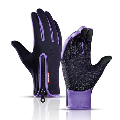 SearchFindOrder Purple / S Winter Waterproof Thermal Touch Screen Gloves