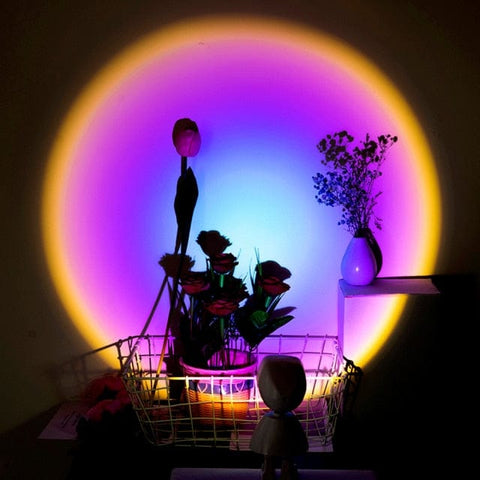 SearchFindOrder Rainbow / China Atmospheric Sunset Robot Lamp LED