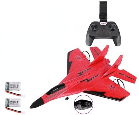 SearchFindOrder Red 2 Battery and 720P Camera New and Improved MiG 530 Remote Controlled Foam Plane with 720P Camera