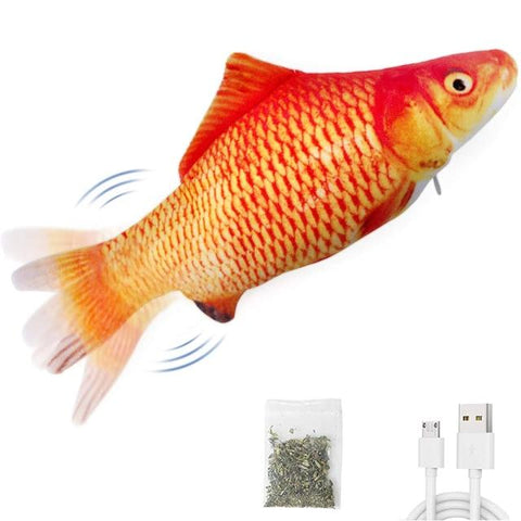 SearchFindOrder Red Carp Flopping Fish Cat Toy