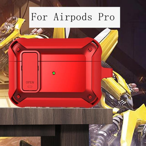 SearchFindOrder Red For Pro Version Shockproof Protective Cover For Apple AirPods 1/2 and Pro