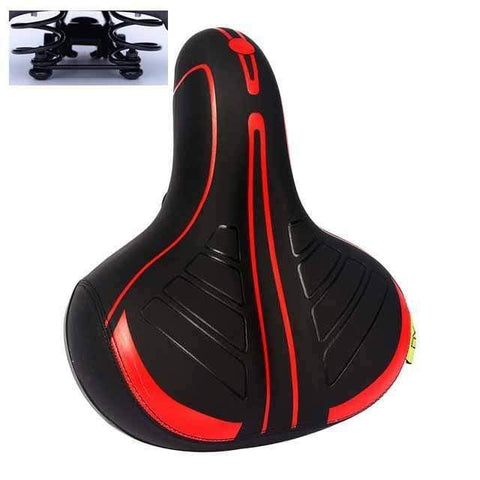 SearchFindOrder Red H / China 3D GEL Hollow Breathable Bicycle Saddle Seat for Men and Women
