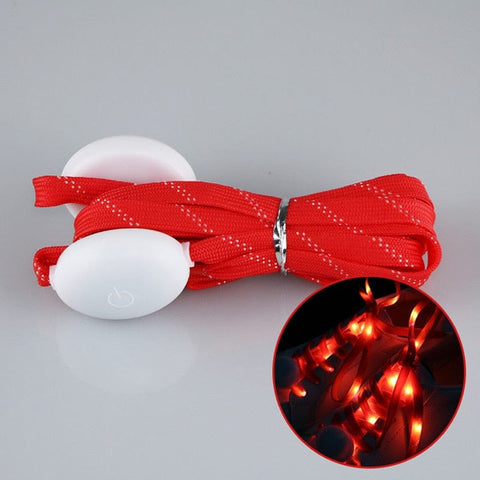 SearchFindOrder Red Luminous Shoelaces