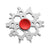 SearchFindOrder Red on Silbver / China 23-in-1 Stainless Steel Snowflake Multifunctional Tool Fidget Spinner