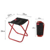 SearchFindOrder Red Pocket Size Folding Chair