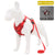 SearchFindOrder Red / S Adjustable Reflective Breathable Dog Harness for Puppies and Small Dogs