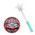 SearchFindOrder Red with Magic Wand 360° Flying Hand Controlled Flying Ball Spinner Drone