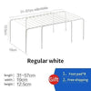 SearchFindOrder Regular white Adjustable Holders Metal Racks For Kitchen Cabinet Organizer