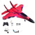SearchFindOrder Remote Control Cars Red 1 battery Super Cool 2.4g Glider Plane Foam RC Drone 530 Fixed Wing Airplane with Remote Control
