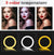 SearchFindOrder Remote Controlled 10 inch Multi-Color LED Selfie Ring Light with Stand