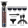 SearchFindOrder Rose Gold Gray LCD Dragon Professional Hair Trimmer with LCD Display