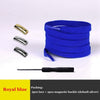 SearchFindOrder Royal blue / China / 100cm Smart Magnetic No-Tie Shoelaces