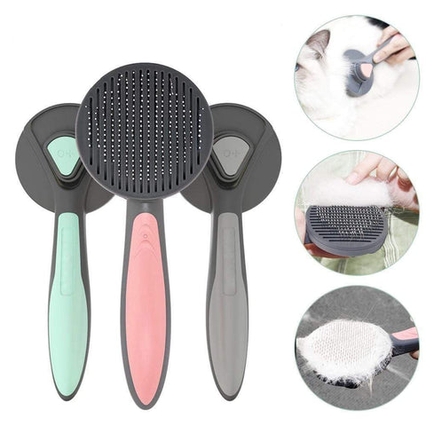 SearchFindOrder Self-Cleaning Pet Hair Brush