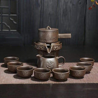 SearchFindOrder Set 1 Exquisite Porcelain Stone Grinding Tea Set