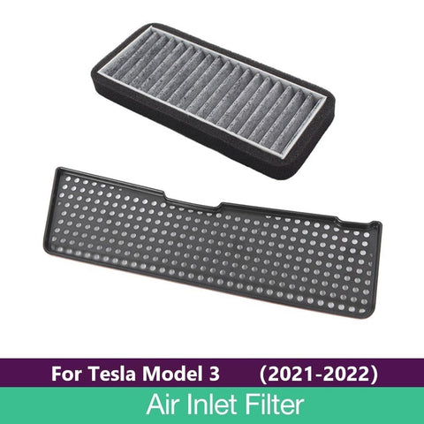 SearchFindOrder Set-2 / CN Tesla Model 3 2021-2022 Car Intake Air Flow Vent Filter