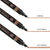 SearchFindOrder Set of Three Copper Chrome Markers (07mm1mm Metallic Mirror Chrome Finish Marker