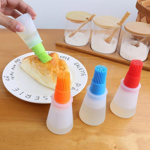 SearchFindOrder Silicone Oil Bottle with Brush