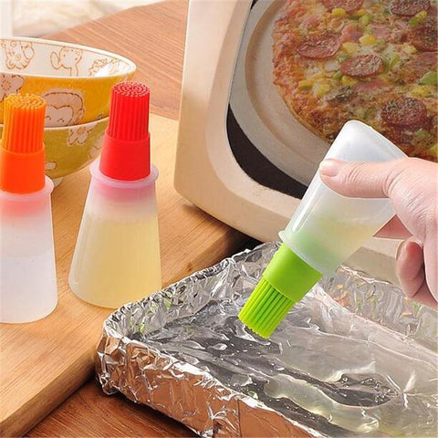 SearchFindOrder Silicone Oil Bottle with Brush
