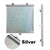 SearchFindOrder Silver / 50cm x 125cm Suction Cup Sun Shading Roller Blinds
