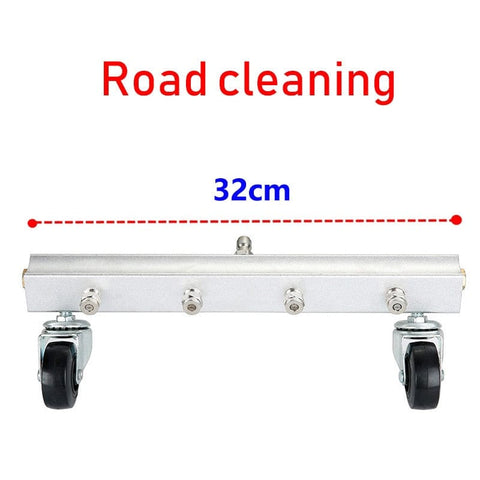 SearchFindOrder Silver High-Pressure Washer Water Broom for Road Cleaning