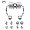 SearchFindOrder silver style4 Magnetic Nose Hoop Ring