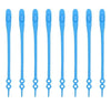 SearchFindOrder Sky Blue 16pc/pack No Tie Elastic Silicone Shoelaces