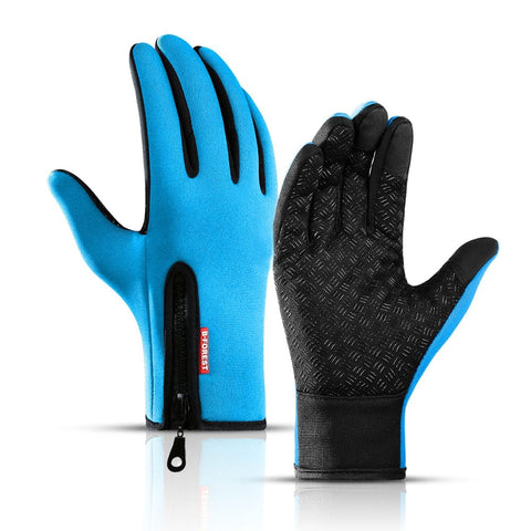 SearchFindOrder Sky Blue / S Winter Waterproof Thermal Touch Screen Gloves