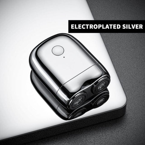 SearchFindOrder Sliver Rotary Mini Electric Travel Shaver