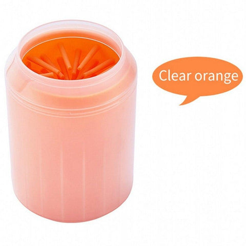 SearchFindOrder Small Orange Soft Pet Paw Cleaner