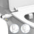 SearchFindOrder SOOSI New Bidet Attachment Ultra-Slim Toilet Seat Double Nozzle Spiral Adjustable Water Pressure Non-Electric Ass Sprayer