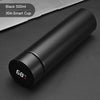 SearchFindOrder SPAIN / black Intelligent Stainless Steel Thermos with Smart Temperature Display