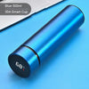 SearchFindOrder SPAIN / blue Intelligent Stainless Steel Thermos with Smart Temperature Display