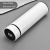 SearchFindOrder SPAIN / white Intelligent Stainless Steel Thermos with Smart Temperature Display