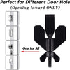 SearchFindOrder Stainless Steel Butterfly Portable Travel Door Stopper Lock