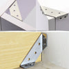 SearchFindOrder Stainless Steel Corner Connections For Furniture (4 Pieces)