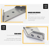 SearchFindOrder Stainless Steel Corner Connections For Furniture (4 Pieces)