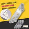 SearchFindOrder Stainless Steel Corner Connections For Furniture (4 Pieces)